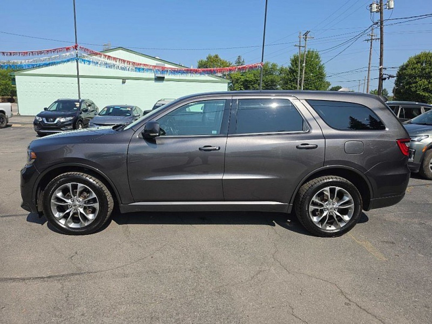 2020 GRAY /BLACK Dodge Durango GT AWD (1C4RDJDG2LC) with an 3.6L V6 DOHC 24V engine, 8A transmission, located at 3304 Woodville Road, Northwood, OH, 43619, (419) 210-8019, 41.612694, -83.480743 - Your #1 Destination for Auto Loans and mdash;No Matter Your Credit!At our dealership, we believe everyone deserves the opportunity to drive their dream car and mdash;whether you have good credit, bad credit, or no credit at all. With a wide selection of hundreds of cars, trucks, and SUVs, you'll fin- Photo#2