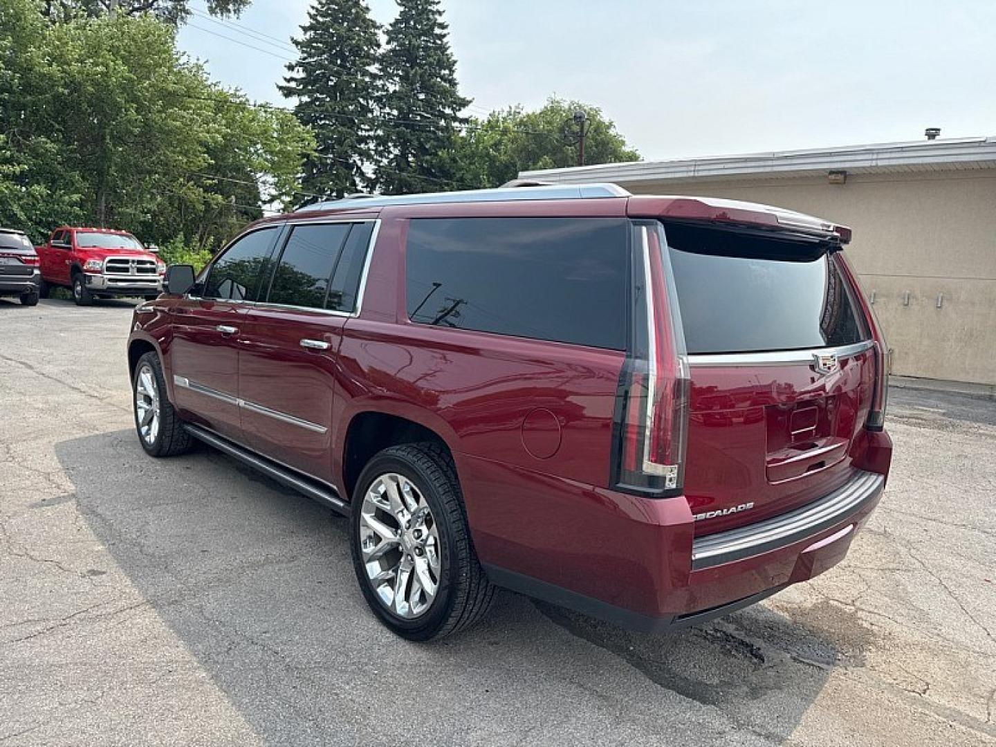 2016 RED /BLACK Cadillac Escalade ESV Platinum 4WD (1GYS4KKJ7GR) with an 6.2L V8 OHV 16V FFV engine, 6A transmission, located at 3304 Woodville Road, Northwood, OH, 43619, (419) 210-8019, 41.612694, -83.480743 - Your #1 Destination for Auto Loans and mdash;No Matter Your Credit!At our dealership, we believe everyone deserves the opportunity to drive their dream car and mdash;whether you have good credit, bad credit, or no credit at all. With a wide selection of hundreds of cars, trucks, and SUVs, you'll fin- Photo#2