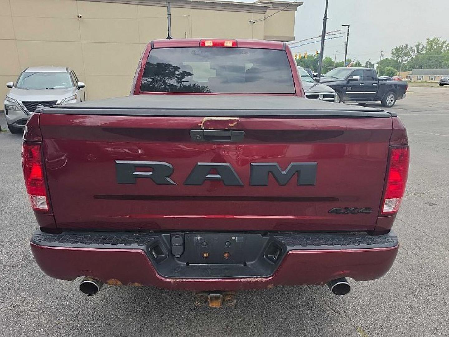 2019 MAROON /BLACK RAM 1500 Tradesman Crew Cab SWB 4WD (1C6RR7KT7KS) with an 5.7L V8 OHV 16V engine, 8A transmission, located at 3304 Woodville Road, Northwood, OH, 43619, (419) 210-8019, 41.612694, -83.480743 - Your #1 Destination for Auto Loans and mdash;No Matter Your Credit!At our dealership, we believe everyone deserves the opportunity to drive their dream car and mdash;whether you have good credit, bad credit, or no credit at all. With a wide selection of hundreds of cars, trucks, and SUVs, you'll fin- Photo#3
