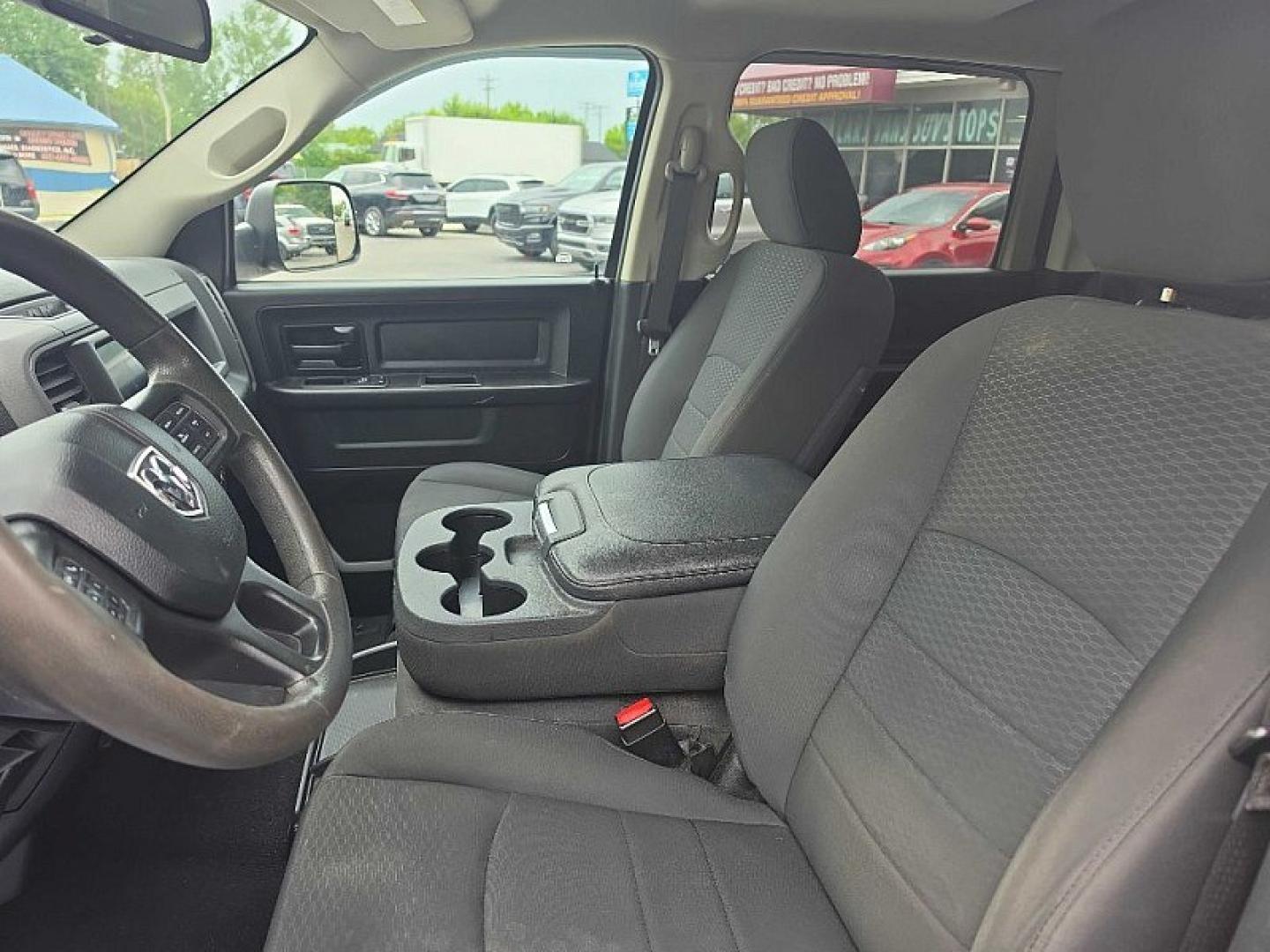 2019 MAROON /BLACK RAM 1500 Tradesman Crew Cab SWB 4WD (1C6RR7KT7KS) with an 5.7L V8 OHV 16V engine, 8A transmission, located at 3304 Woodville Road, Northwood, OH, 43619, (419) 210-8019, 41.612694, -83.480743 - Your #1 Destination for Auto Loans and mdash;No Matter Your Credit!At our dealership, we believe everyone deserves the opportunity to drive their dream car and mdash;whether you have good credit, bad credit, or no credit at all. With a wide selection of hundreds of cars, trucks, and SUVs, you'll fin- Photo#9