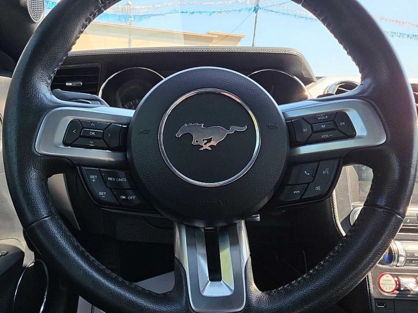 2015 BLUE /BLACK Ford Mustang EcoBoost Coupe (1FA6P8TH0F5) with an 2.3L L4 DOHC 16V engine, Auto 6-Spd SelectShift transmission, located at 3304 Woodville Road, Northwood, OH, 43619, (419) 210-8019, 41.612694, -83.480743- Photo#17