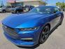 2024 BLUE /BLACK Ford Mustang EcoBoost Coupe (1FA6P8TH9R5) with an 2.3L L4 DOHC 16V engine, Automatic 10-Spd w/SelectShift transmission, located at 3304 Woodville Road, Northwood, OH, 43619, (419) 210-8019, 41.612694, -83.480743 - Your #1 Destination for Auto Loans and mdash;No Matter Your Credit!At our dealership, we believe everyone deserves the opportunity to drive their dream car and mdash;whether you have good credit, bad credit, or no credit at all. With a wide selection of hundreds of cars, trucks, and SUVs, you'll fin- Photo#0