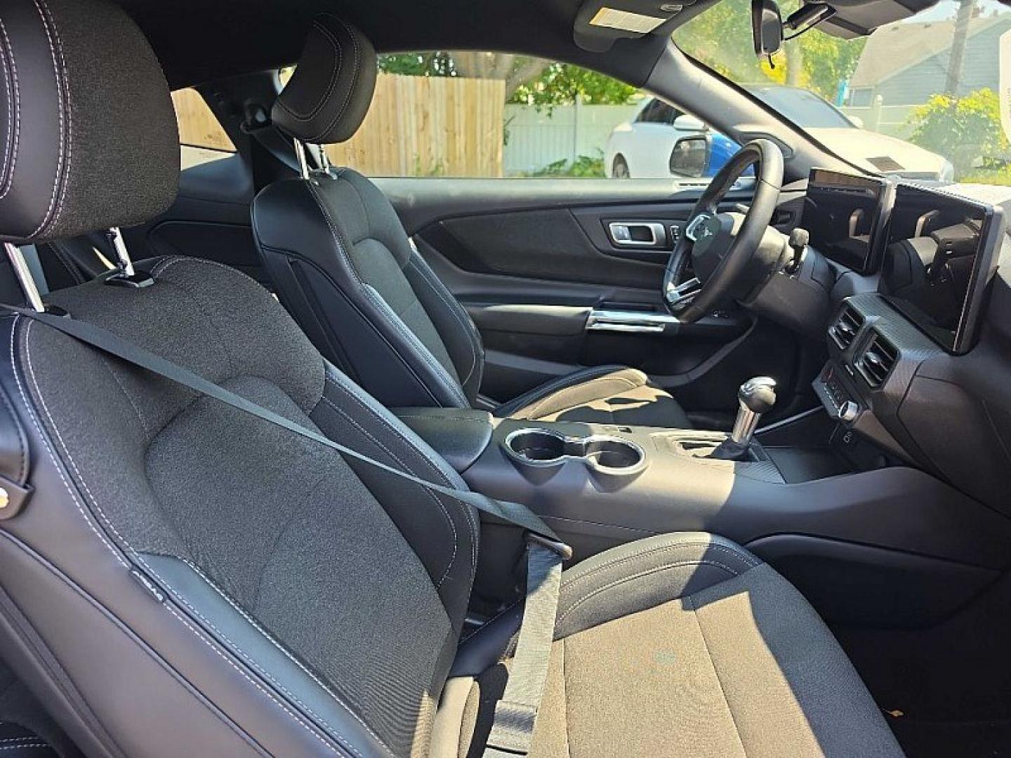 2024 BLUE /BLACK Ford Mustang EcoBoost Coupe (1FA6P8TH9R5) with an 2.3L L4 DOHC 16V engine, Automatic 10-Spd w/SelectShift transmission, located at 3304 Woodville Road, Northwood, OH, 43619, (419) 210-8019, 41.612694, -83.480743 - Your #1 Destination for Auto Loans and mdash;No Matter Your Credit!At our dealership, we believe everyone deserves the opportunity to drive their dream car and mdash;whether you have good credit, bad credit, or no credit at all. With a wide selection of hundreds of cars, trucks, and SUVs, you'll fin- Photo#13