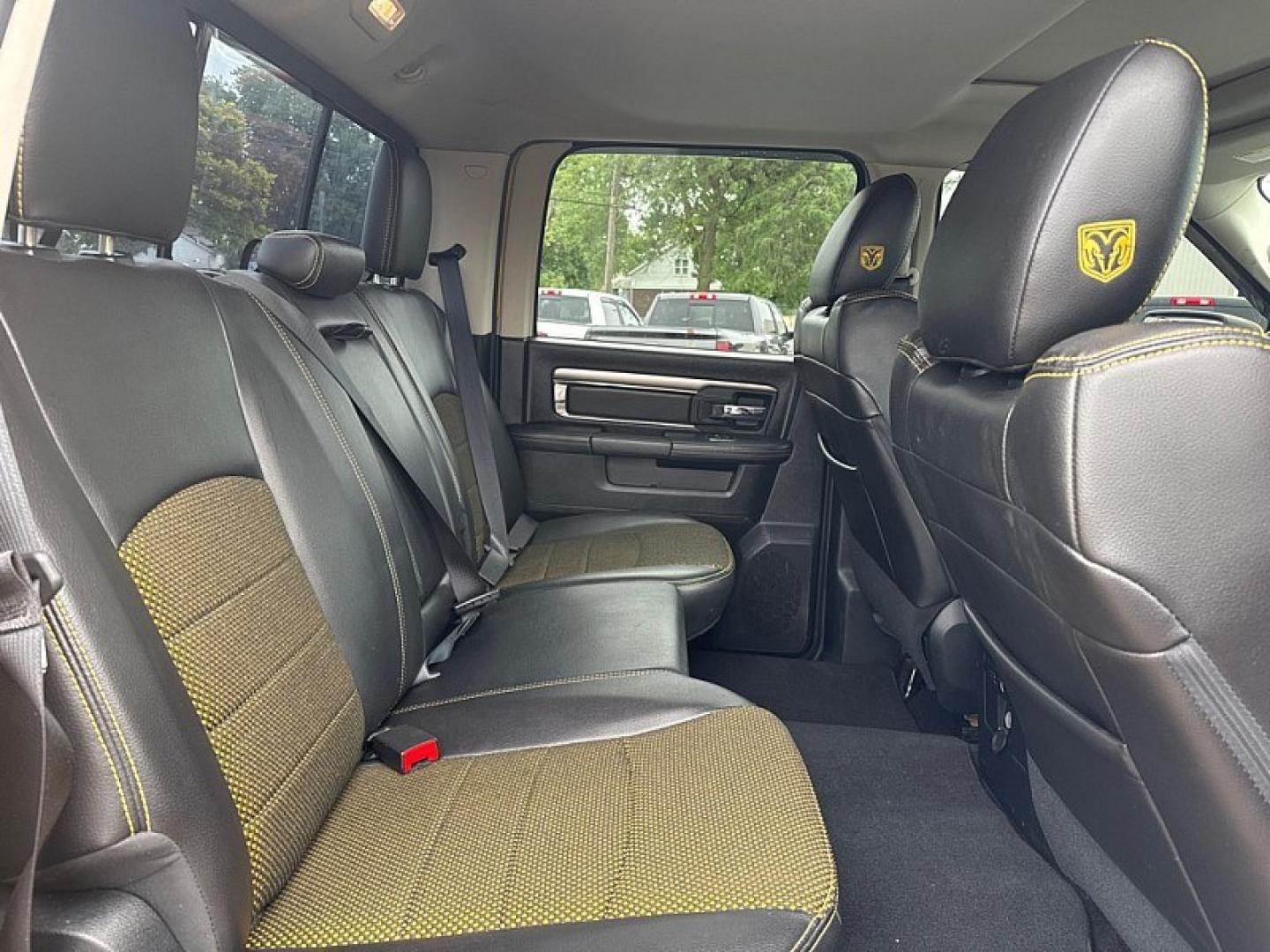 2016 YELLOW /BLACK RAM 1500 Sport Crew Cab SWB 4WD (1C6RR7MT1GS) with an 5.7L V8 OHV 16V engine, 6A transmission, located at 3304 Woodville Road, Northwood, OH, 43619, (419) 210-8019, 41.612694, -83.480743 - Your #1 Destination for Auto Loans and mdash;No Matter Your Credit!At our dealership, we believe everyone deserves the opportunity to drive their dream car and mdash;whether you have good credit, bad credit, or no credit at all. With a wide selection of hundreds of cars, trucks, and SUVs, you'll fin- Photo#13