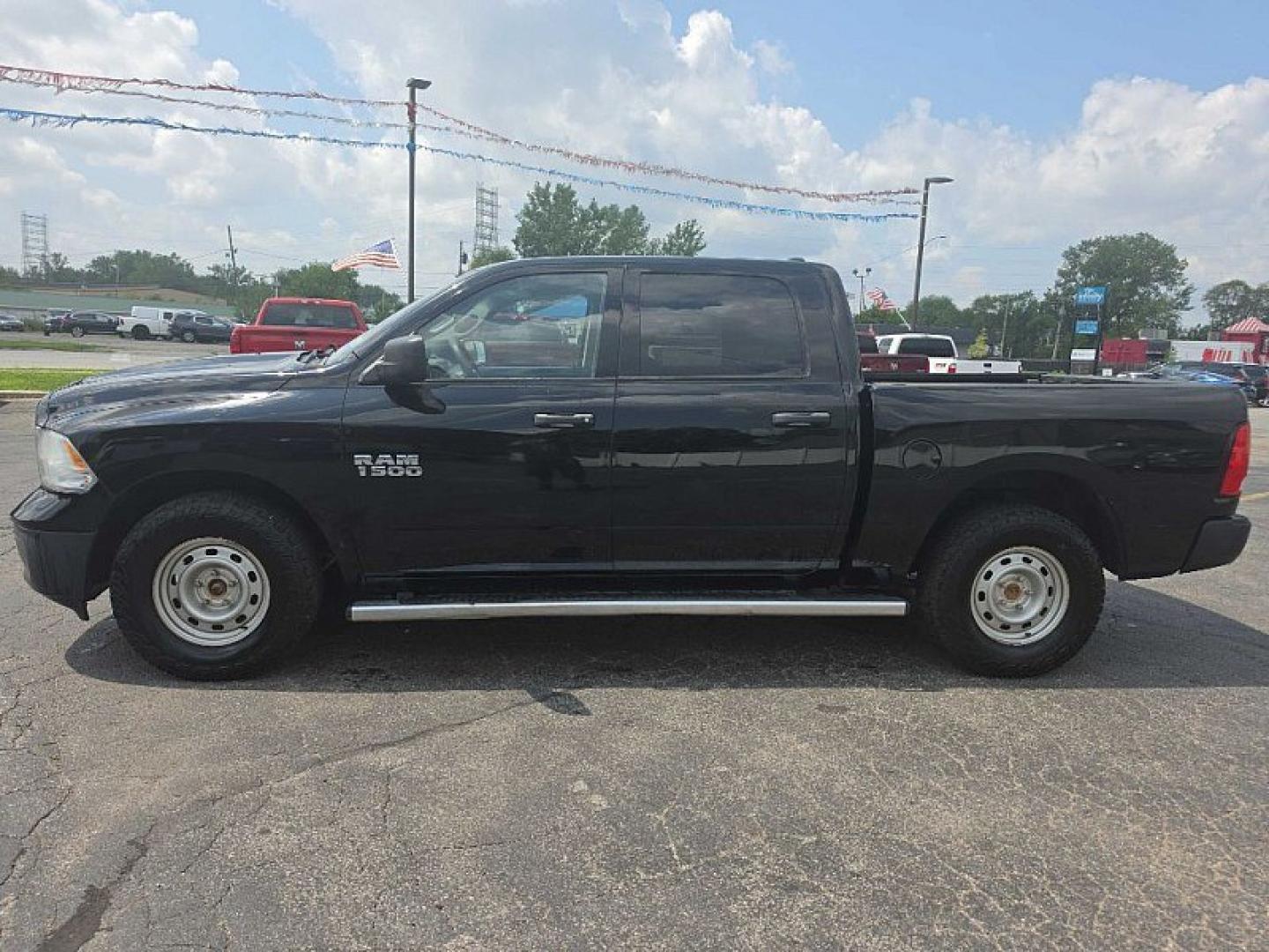 2019 BLACK /BLACK RAM 1500 Tradesman Crew Cab SWB 4WD (1C6RR7KG0KS) with an 3.6L V6 DOHC 24V FFV engine, 8A transmission, located at 3304 Woodville Road, Northwood, OH, 43619, (419) 210-8019, 41.612694, -83.480743 - Your #1 Destination for Auto Loans and mdash;No Matter Your Credit!At our dealership, we believe everyone deserves the opportunity to drive their dream car and mdash;whether you have good credit, bad credit, or no credit at all. With a wide selection of hundreds of cars, trucks, and SUVs, you'll fin- Photo#1