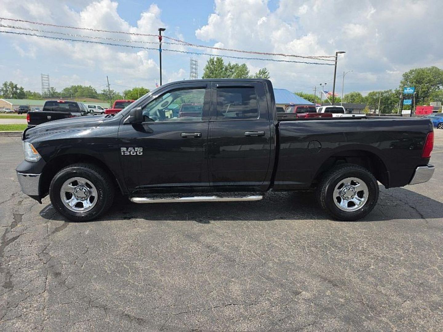 2017 BLACK /BLACK RAM 1500 Tradesman Quad Cab 4WD (1C6RR7FG8HS) with an 3.6L V6 DOHC 24V FFV engine, 8A transmission, located at 3304 Woodville Road, Northwood, OH, 43619, (419) 210-8019, 41.612694, -83.480743 - Your #1 Destination for Auto Loans and mdash;No Matter Your Credit!At our dealership, we believe everyone deserves the opportunity to drive their dream car and mdash;whether you have good credit, bad credit, or no credit at all. With a wide selection of hundreds of cars, trucks, and SUVs, you'll fin- Photo#1