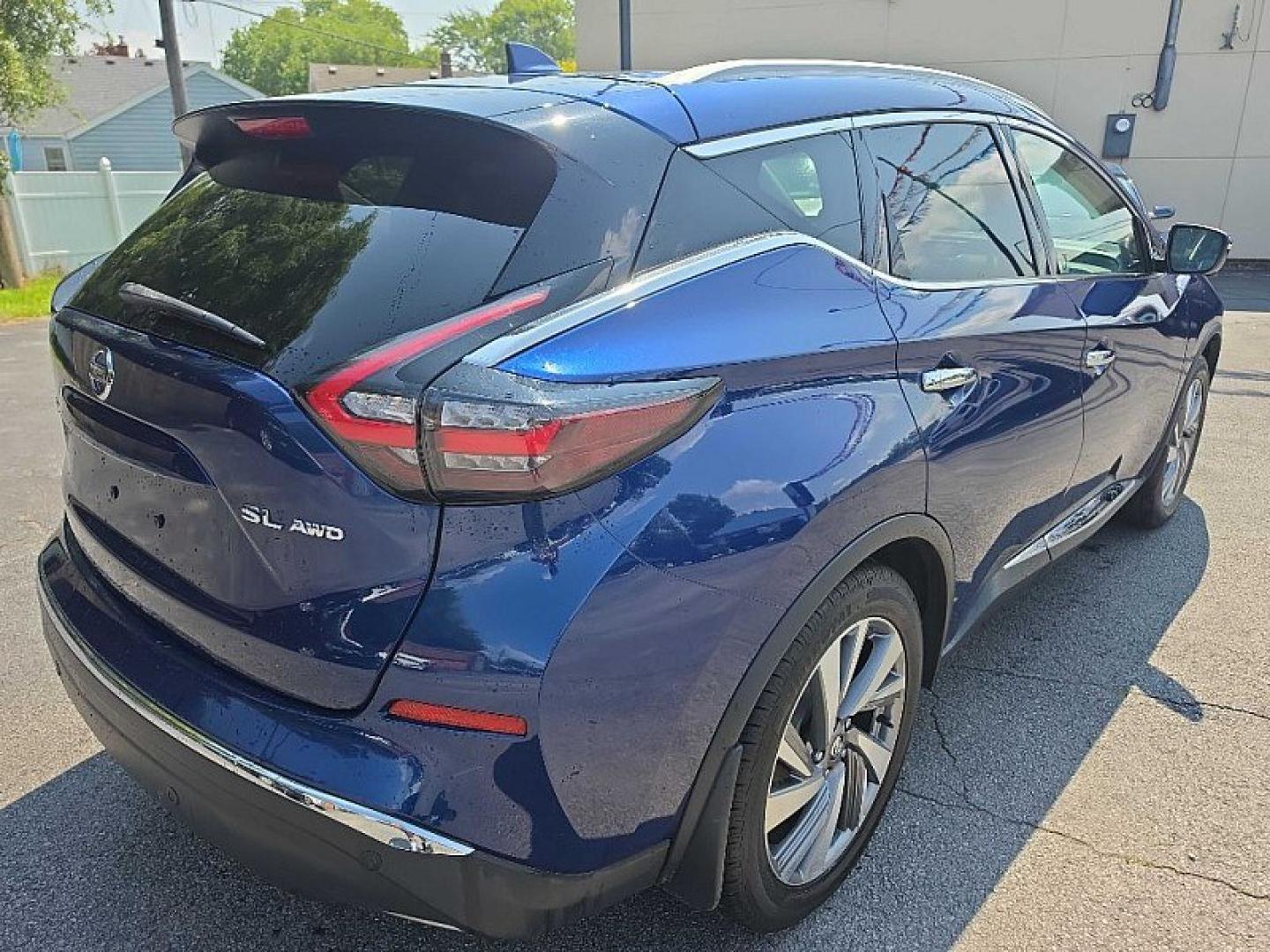 2021 BLUE /BLACK Nissan Murano SL AWD (5N1AZ2CS2MC) with an 3.5L V6 DOHC 24V engine, CVT transmission, located at 3304 Woodville Road, Northwood, OH, 43619, (419) 210-8019, 41.612694, -83.480743- Photo#4