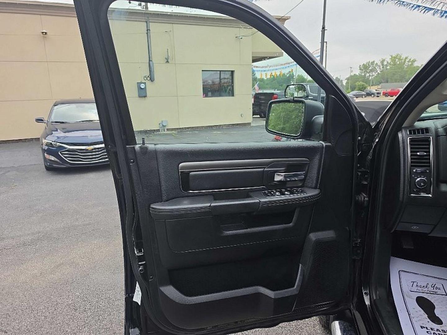 2014 BLACK /BLACK RAM 1500 Sport Crew Cab SWB 4WD (1C6RR7MT2ES) with an 5.7L V8 OHV 16V engine, 6-Speed Automatic transmission, located at 3304 Woodville Road, Northwood, OH, 43619, (419) 210-8019, 41.612694, -83.480743- Photo#8