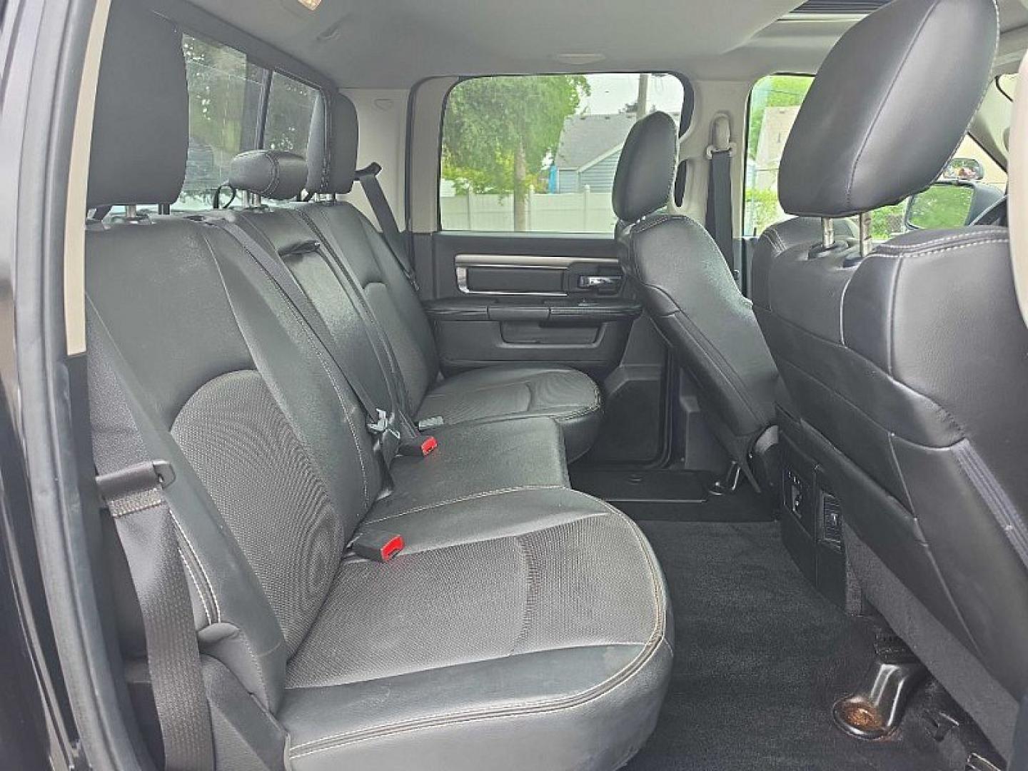 2014 BLACK /BLACK RAM 1500 Sport Crew Cab SWB 4WD (1C6RR7MT2ES) with an 5.7L V8 OHV 16V engine, 6-Speed Automatic transmission, located at 3304 Woodville Road, Northwood, OH, 43619, (419) 210-8019, 41.612694, -83.480743- Photo#14