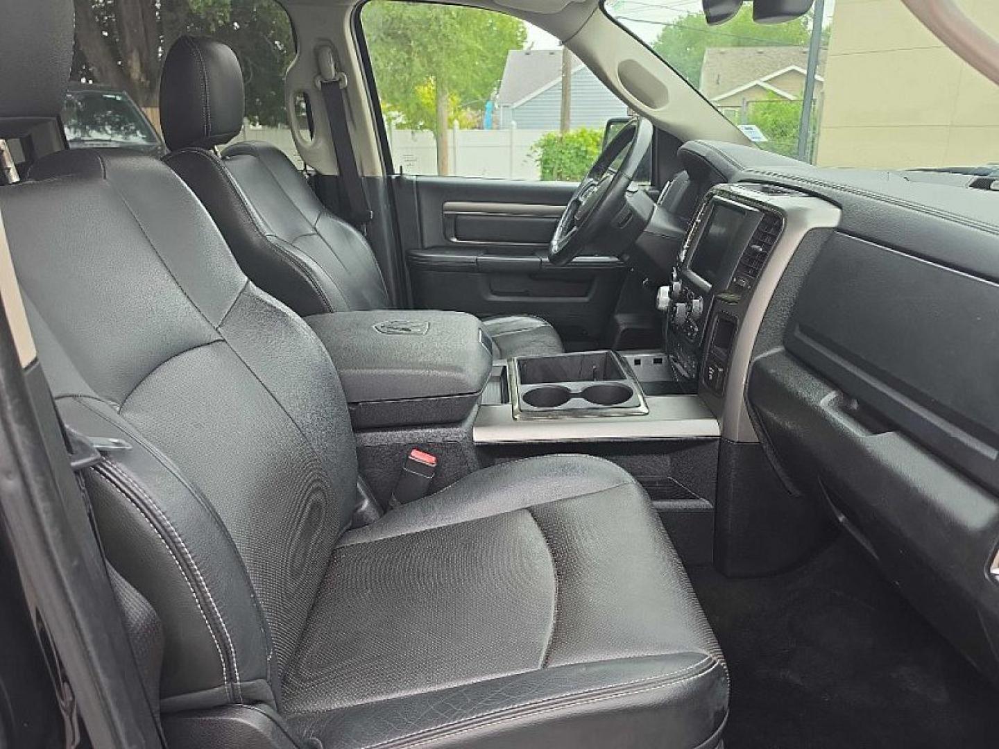 2014 BLACK /BLACK RAM 1500 Sport Crew Cab SWB 4WD (1C6RR7MT2ES) with an 5.7L V8 OHV 16V engine, 6-Speed Automatic transmission, located at 3304 Woodville Road, Northwood, OH, 43619, (419) 210-8019, 41.612694, -83.480743- Photo#16