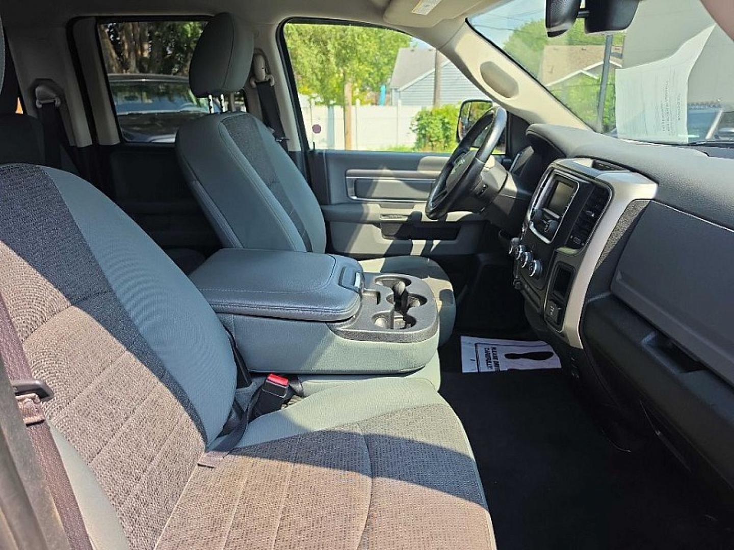 2017 GRAY /GRAY RAM 1500 SLT Quad Cab 4WD (1C6RR7GT7HS) with an 5.7L V8 OHV 16V engine, 8A transmission, located at 3304 Woodville Road, Northwood, OH, 43619, (419) 210-8019, 41.612694, -83.480743- Photo#32