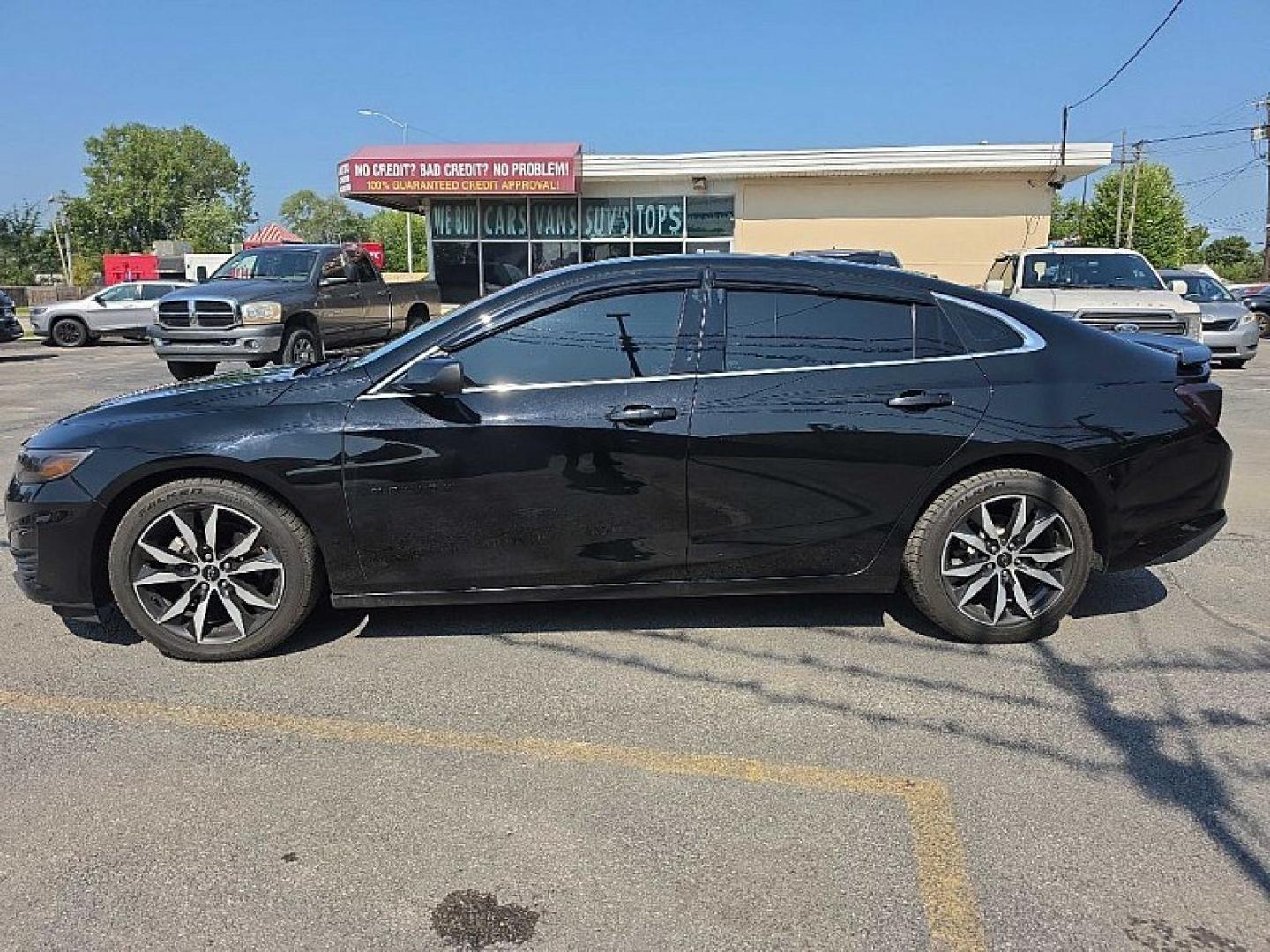 2020 BLACK /BLACK Chevrolet Malibu RS (1G1ZG5ST3LF) with an 1.5L L4 DOHC 16V engine, 6A transmission, located at 3304 Woodville Road, Northwood, OH, 43619, (419) 210-8019, 41.612694, -83.480743 - Your #1 Destination for Auto Loans and mdash;No Matter Your Credit!At our dealership, we believe everyone deserves the opportunity to drive their dream car and mdash;whether you have good credit, bad credit, or no credit at all. With a wide selection of hundreds of cars, trucks, and SUVs, you'll fin- Photo#1