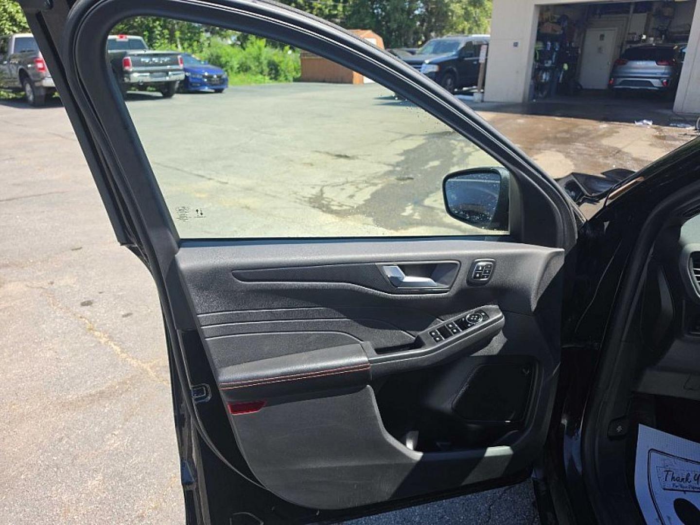 2023 BLACK /BLACK Ford Escape ST-Line Elite Hybrid AWD (1FMCU9PZ1PU) with an 2.5L L4 DOHC 16V HYBRID engine, 8A transmission, located at 3304 Woodville Road, Northwood, OH, 43619, (419) 210-8019, 41.612694, -83.480743 - Your #1 Destination for Auto Loans and mdash;No Matter Your Credit!At our dealership, we believe everyone deserves the opportunity to drive their dream car and mdash;whether you have good credit, bad credit, or no credit at all. With a wide selection of hundreds of cars, trucks, and SUVs, you'll fin- Photo#8