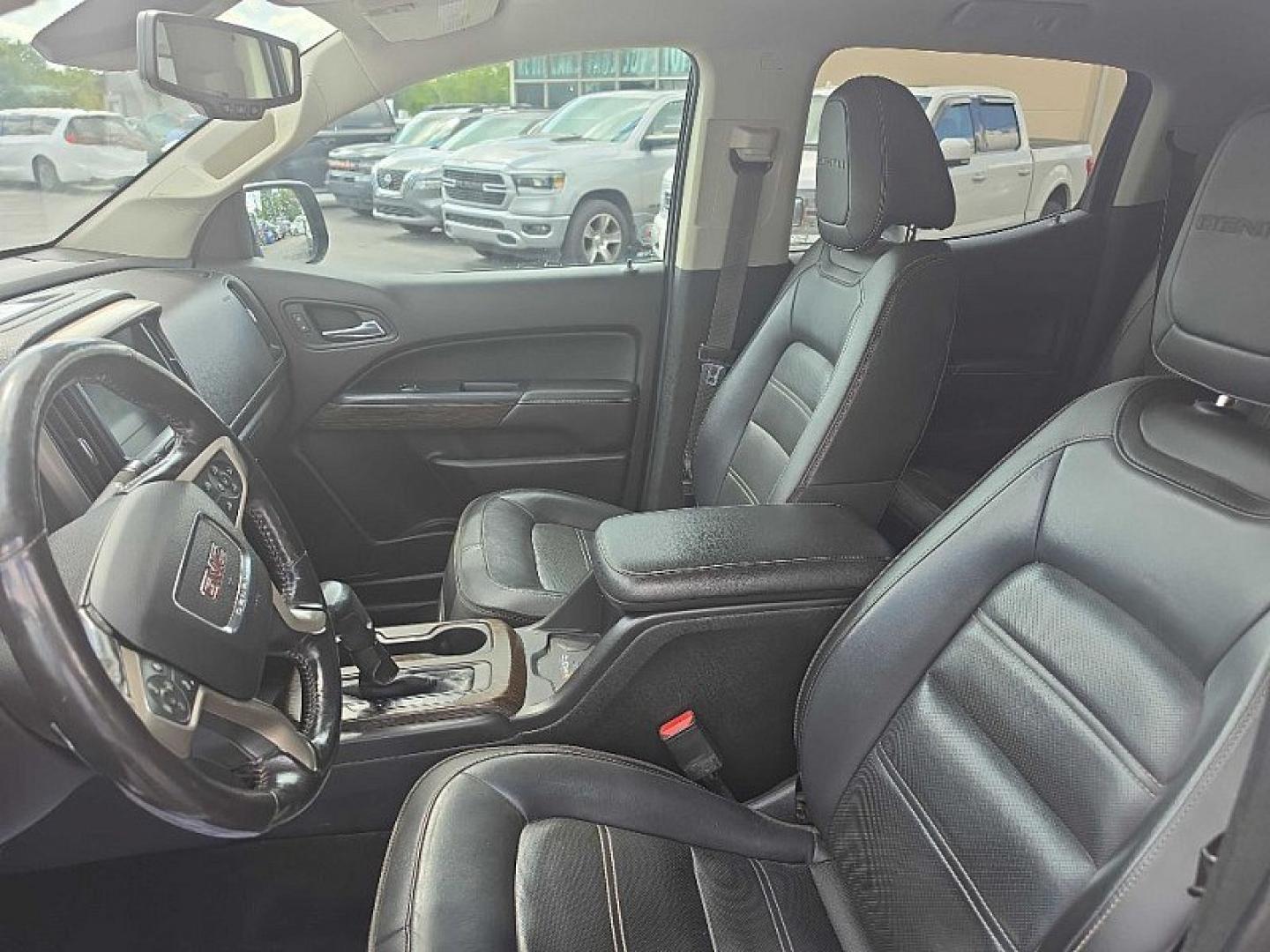 2018 BLACK /BLACK GMC Canyon Denali Crew Cab 4WD Long Box (1GTG6EEN7J1) with an 3.6L V6 DOHC 24V engine, 6A transmission, located at 3304 Woodville Road, Northwood, OH, 43619, (419) 210-8019, 41.612694, -83.480743 - Your #1 Destination for Auto Loans and mdash;No Matter Your Credit!At our dealership, we believe everyone deserves the opportunity to drive their dream car and mdash;whether you have good credit, bad credit, or no credit at all. With a wide selection of hundreds of cars, trucks, and SUVs, you'll fin- Photo#10