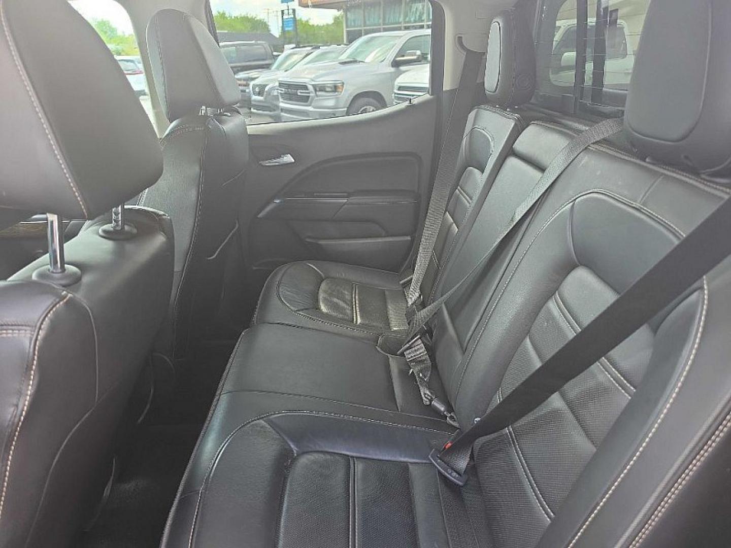 2018 BLACK /BLACK GMC Canyon Denali Crew Cab 4WD Long Box (1GTG6EEN7J1) with an 3.6L V6 DOHC 24V engine, 6A transmission, located at 3304 Woodville Road, Northwood, OH, 43619, (419) 210-8019, 41.612694, -83.480743 - Your #1 Destination for Auto Loans and mdash;No Matter Your Credit!At our dealership, we believe everyone deserves the opportunity to drive their dream car and mdash;whether you have good credit, bad credit, or no credit at all. With a wide selection of hundreds of cars, trucks, and SUVs, you'll fin- Photo#13