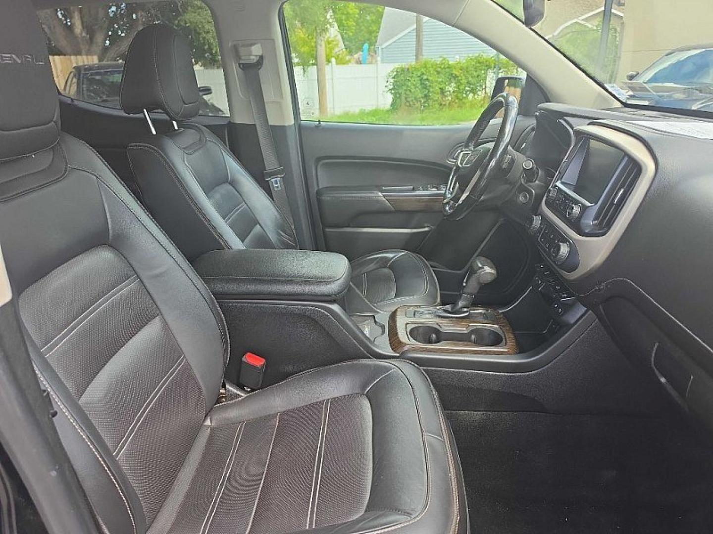 2018 BLACK /BLACK GMC Canyon Denali Crew Cab 4WD Long Box (1GTG6EEN7J1) with an 3.6L V6 DOHC 24V engine, 6A transmission, located at 3304 Woodville Road, Northwood, OH, 43619, (419) 210-8019, 41.612694, -83.480743 - Your #1 Destination for Auto Loans and mdash;No Matter Your Credit!At our dealership, we believe everyone deserves the opportunity to drive their dream car and mdash;whether you have good credit, bad credit, or no credit at all. With a wide selection of hundreds of cars, trucks, and SUVs, you'll fin- Photo#17