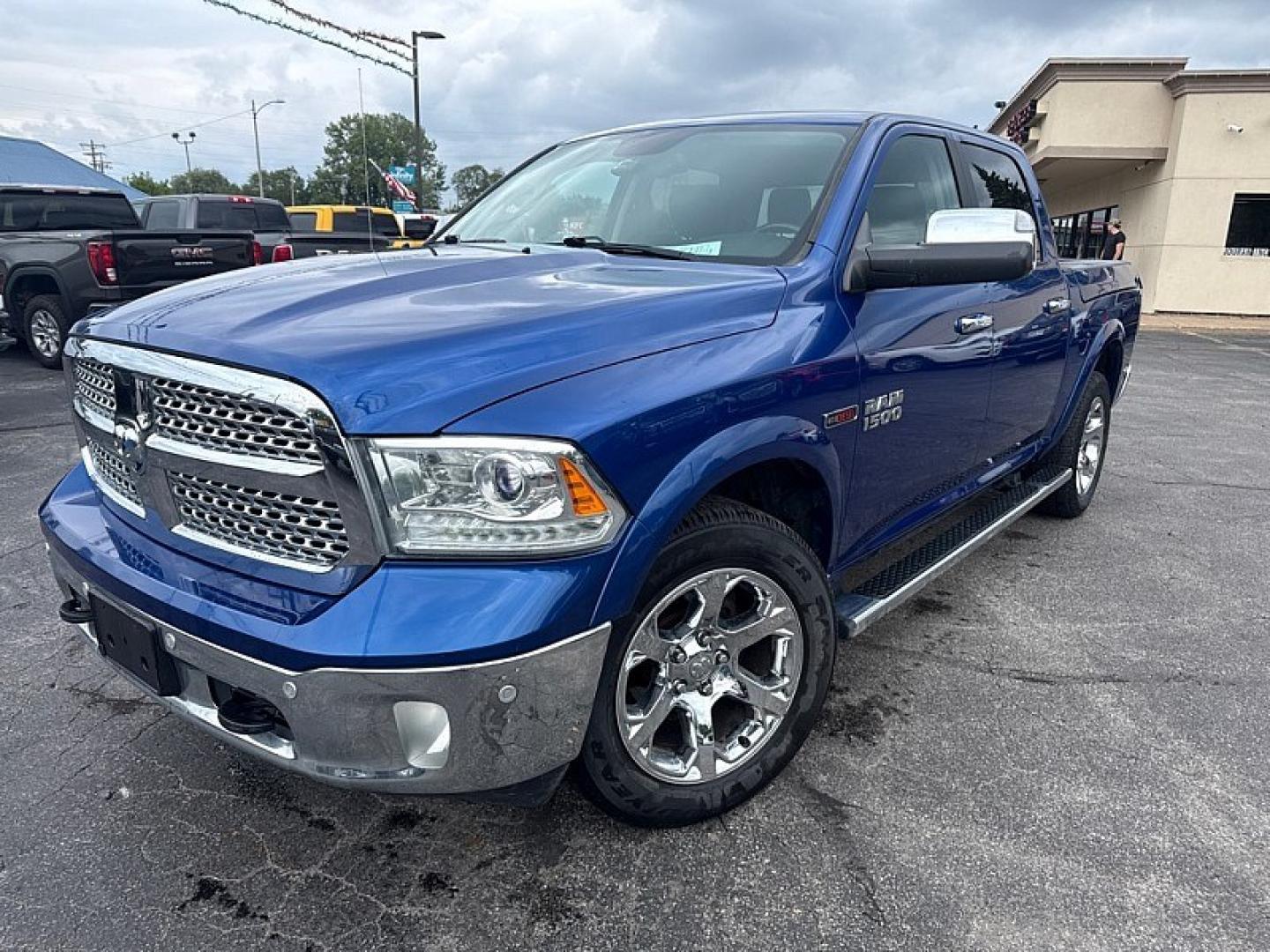 2018 BLUE /BLACK RAM 1500 Laramie Crew Cab SWB 4WD (1C6RR7NM8JS) with an 3.0L V6 DIESEL engine, 8A transmission, located at 3304 Woodville Road, Northwood, OH, 43619, (419) 210-8019, 41.612694, -83.480743 - Your #1 Destination for Auto Loans and mdash;No Matter Your Credit!At our dealership, we believe everyone deserves the opportunity to drive their dream car and mdash;whether you have good credit, bad credit, or no credit at all. With a wide selection of hundreds of cars, trucks, and SUVs, you'll fin- Photo#0