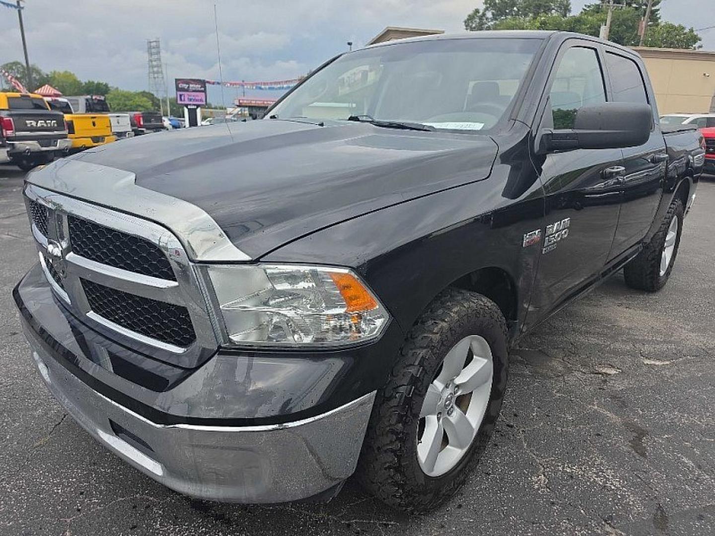 2019 BLACK /BLACK RAM 1500 SLT Crew Cab SWB 4WD (1C6RR7LT9KS) with an 5.7L V8 OHV 16V engine, 8A transmission, located at 3304 Woodville Road, Northwood, OH, 43619, (419) 210-8019, 41.612694, -83.480743 - Your #1 Destination for Auto Loans and mdash;No Matter Your Credit!At our dealership, we believe everyone deserves the opportunity to drive their dream car and mdash;whether you have good credit, bad credit, or no credit at all. With a wide selection of hundreds of cars, trucks, and SUVs, you'll fin- Photo#0