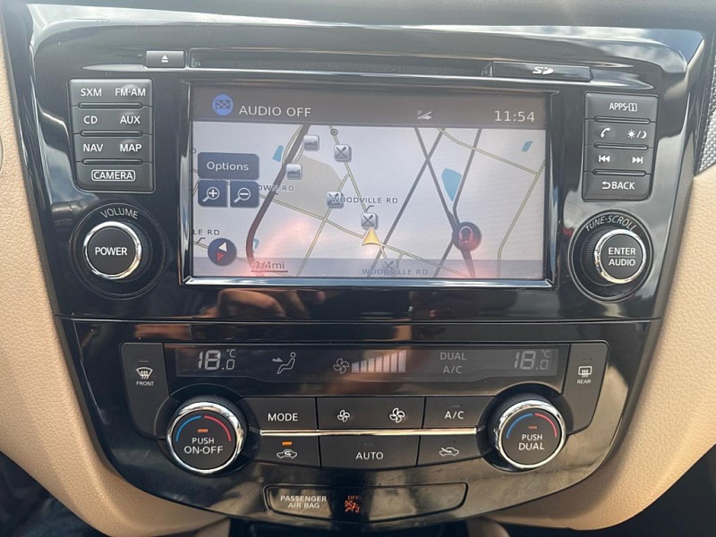 2016 RED /BLACK Nissan Rogue S AWD (5N1AT2MV7GC) with an 2.5L L4 DOHC 16V engine, CVT transmission, located at 3304 Woodville Road, Northwood, OH, 43619, (419) 210-8019, 41.612694, -83.480743- Photo#17
