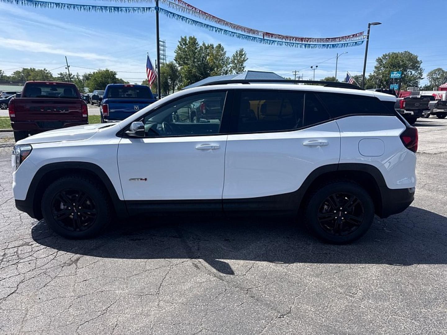 2024 WHITE /BLACK GMC Terrain AT4 AWD (3GKALYEG4RL) with an 1.4L L4 DOHC 16V TURBO engine, 6A transmission, located at 3304 Woodville Road, Northwood, OH, 43619, (419) 210-8019, 41.612694, -83.480743 - Your #1 Destination for Auto Loans and mdash;No Matter Your Credit!At our dealership, we believe everyone deserves the opportunity to drive their dream car and mdash;whether you have good credit, bad credit, or no credit at all. With a wide selection of hundreds of cars, trucks, and SUVs, you'll fin- Photo#1