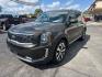 2021 GREEN /BLACK Kia Telluride SX AWD (5XYP5DHC8MG) with an 3.8L V6 DOHC 24V engine, 8A transmission, located at 3304 Woodville Road, Northwood, OH, 43619, (419) 210-8019, 41.612694, -83.480743 - Your #1 Destination for Auto Loans and mdash;No Matter Your Credit!At our dealership, we believe everyone deserves the opportunity to drive their dream car and mdash;whether you have good credit, bad credit, or no credit at all. With a wide selection of hundreds of cars, trucks, and SUVs, you'll fin- Photo#0