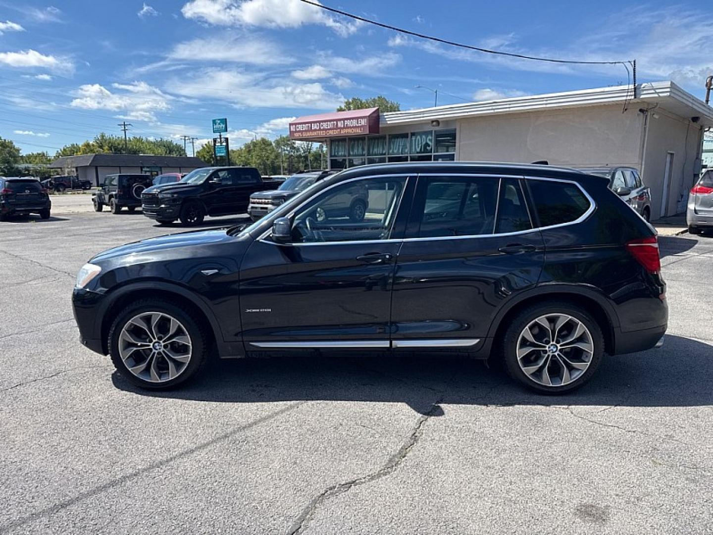 2015 BLACK /BROWN/BLACK BMW X3 xDrive28i (5UXWX9C53F0) with an 2.0L L4 DOHC 16V engine, 8-Speed Automatic transmission, located at 3304 Woodville Road, Northwood, OH, 43619, (419) 210-8019, 41.612694, -83.480743 - Your #1 Destination for Auto Loans and mdash;No Matter Your Credit!At our dealership, we believe everyone deserves the opportunity to drive their dream car and mdash;whether you have good credit, bad credit, or no credit at all. With a wide selection of hundreds of cars, trucks, and SUVs, you'll fin- Photo#1