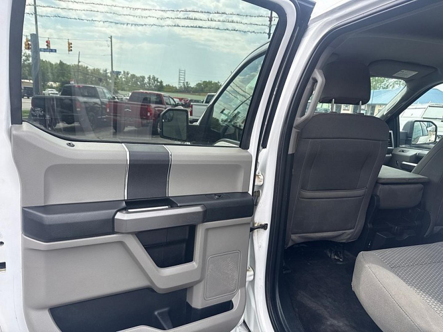 2019 WHITE /GRAY Ford F-150 King Ranch SuperCrew 6.5-ft. 4WD (1FTFW1E48KF) with an 3.5L V6 DOHC 24V engine, 6A transmission, located at 3304 Woodville Road, Northwood, OH, 43619, (419) 210-8019, 41.612694, -83.480743- Photo#10