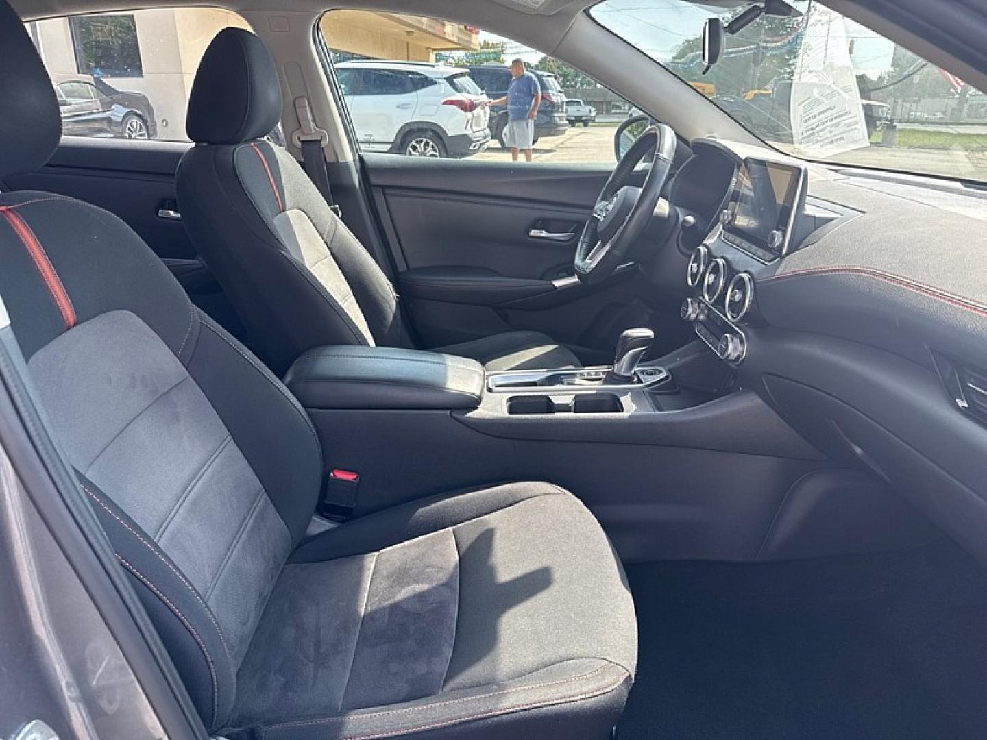 2024 GRAY /BLACK Nissan Sentra SR (3N1AB8DVXRY) with an 1.8L L4 SFI DOHC 16V engine, CVT transmission, located at 3304 Woodville Road, Northwood, OH, 43619, (419) 210-8019, 41.612694, -83.480743- Photo#16