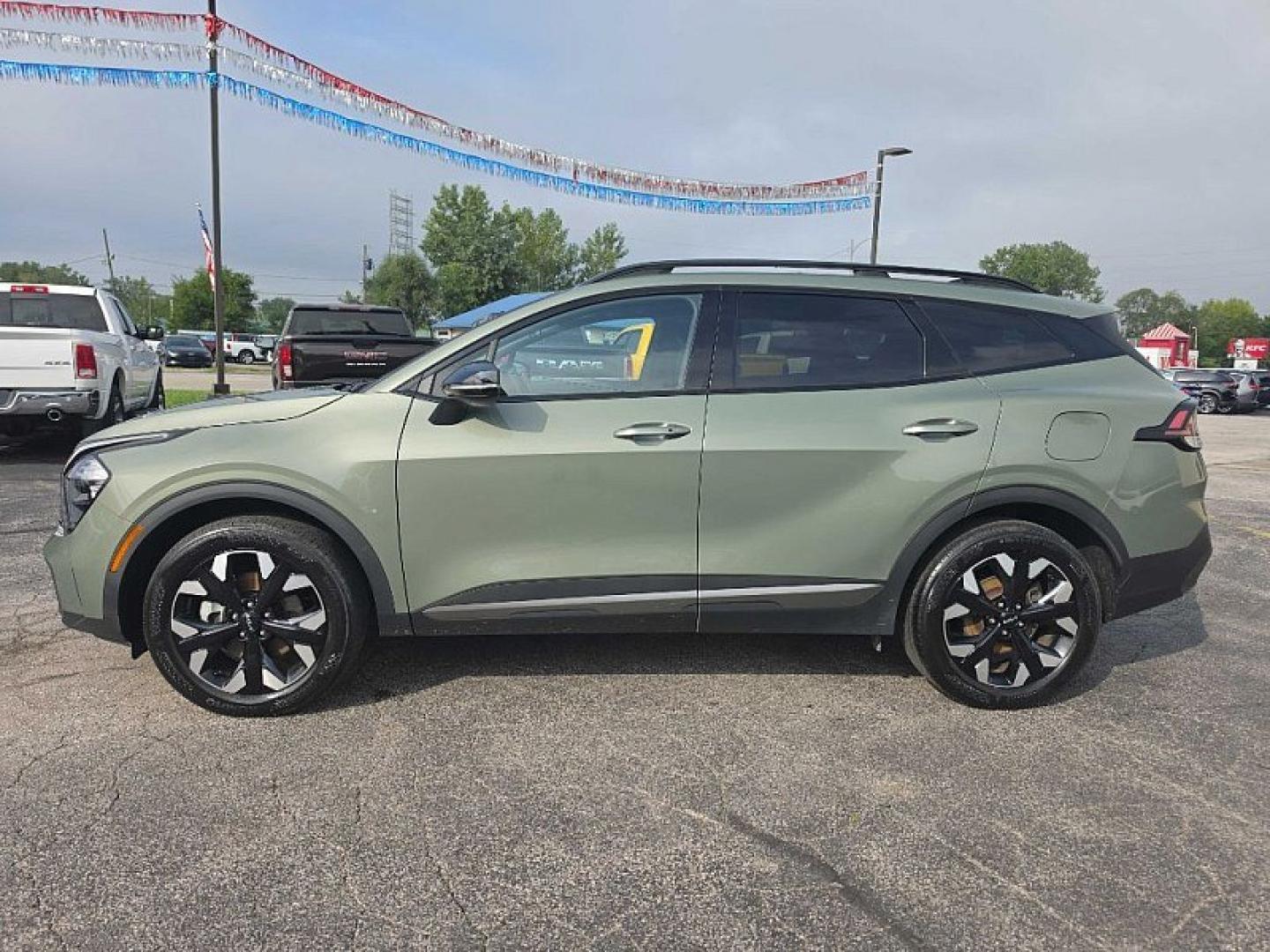 2023 GREEN Kia Sportage X Line AWD (5XYK6CAF1PG) with an 2.4L V6 DOHC 24V engine, 6A transmission, located at 3304 Woodville Road, Northwood, OH, 43619, (419) 210-8019, 41.612694, -83.480743 - Your #1 Destination for Auto Loans and mdash;No Matter Your Credit!At our dealership, we believe everyone deserves the opportunity to drive their dream car and mdash;whether you have good credit, bad credit, or no credit at all. With a wide selection of hundreds of cars, trucks, and SUVs, you'll fin- Photo#1
