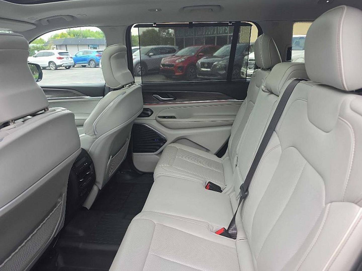 2021 RED /TAN Jeep Grand Cherokee L Overland 4WD (1C4RJKDT5M8) with an 5.7L V8 OHV 16V engine, 8A transmission, located at 3304 Woodville Road, Northwood, OH, 43619, (419) 210-8019, 41.612694, -83.480743- Photo#12