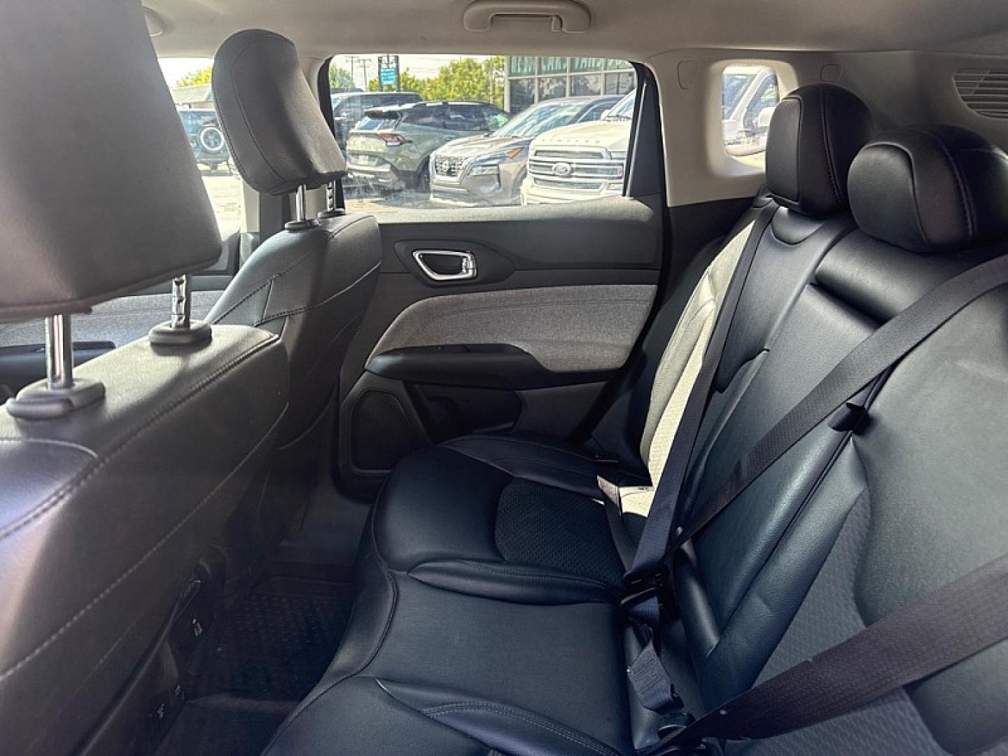 2022 MAROON /BLACK Jeep Compass Latitude 4WD (3C4NJDBB3NT) with an 2.4L L4 DOHC 16V engine, Automatic 9-Spd transmission, located at 3304 Woodville Road, Northwood, OH, 43619, (419) 210-8019, 41.612694, -83.480743- Photo#11