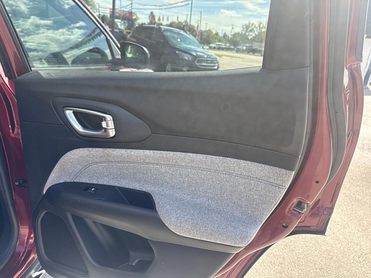 2022 MAROON /BLACK Jeep Compass Latitude 4WD (3C4NJDBB3NT) with an 2.4L L4 DOHC 16V engine, Automatic 9-Spd transmission, located at 3304 Woodville Road, Northwood, OH, 43619, (419) 210-8019, 41.612694, -83.480743- Photo#12