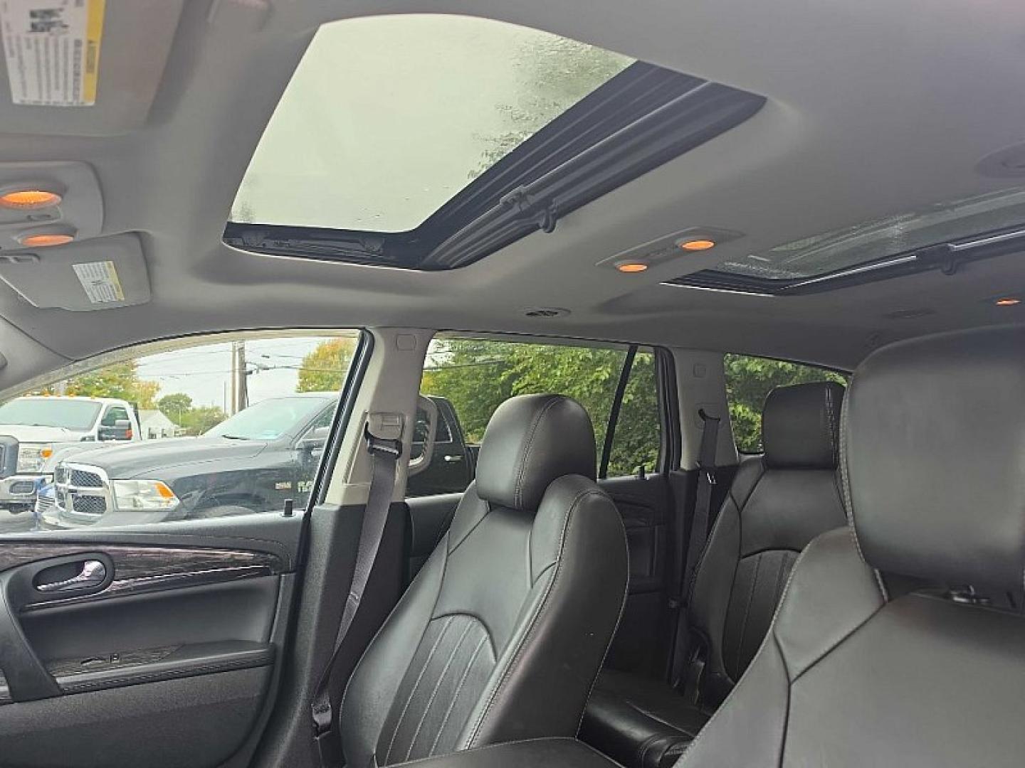 2013 GRAY /BLACK Buick Enclave Premium AWD (5GAKVDKD0DJ) with an 3.6L V6 DOHC 24V engine, 6-Speed Automatic Overdrive transmission, located at 3304 Woodville Road, Northwood, OH, 43619, (419) 210-8019, 41.612694, -83.480743- Photo#10