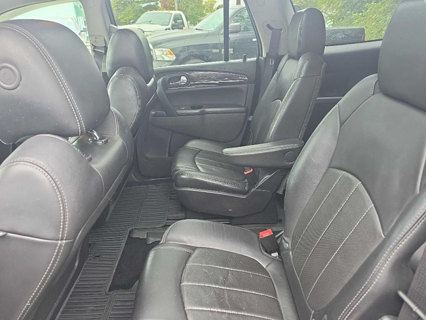 2013 GRAY /BLACK Buick Enclave Premium AWD (5GAKVDKD0DJ) with an 3.6L V6 DOHC 24V engine, 6-Speed Automatic Overdrive transmission, located at 3304 Woodville Road, Northwood, OH, 43619, (419) 210-8019, 41.612694, -83.480743- Photo#12