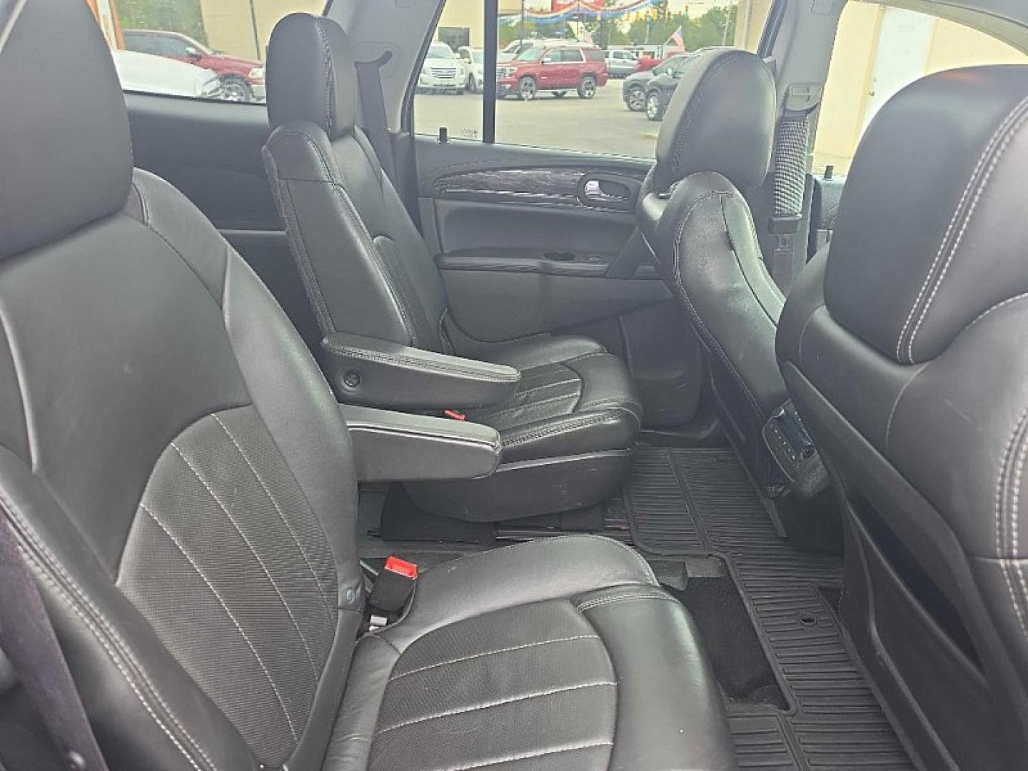2013 GRAY /BLACK Buick Enclave Premium AWD (5GAKVDKD0DJ) with an 3.6L V6 DOHC 24V engine, 6-Speed Automatic Overdrive transmission, located at 3304 Woodville Road, Northwood, OH, 43619, (419) 210-8019, 41.612694, -83.480743- Photo#16