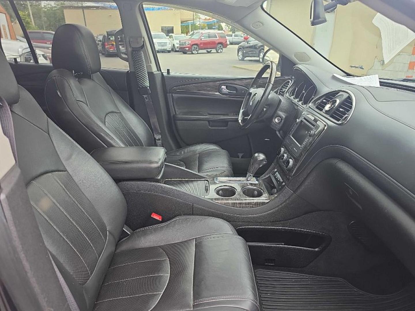2013 GRAY /BLACK Buick Enclave Premium AWD (5GAKVDKD0DJ) with an 3.6L V6 DOHC 24V engine, 6-Speed Automatic Overdrive transmission, located at 3304 Woodville Road, Northwood, OH, 43619, (419) 210-8019, 41.612694, -83.480743- Photo#19