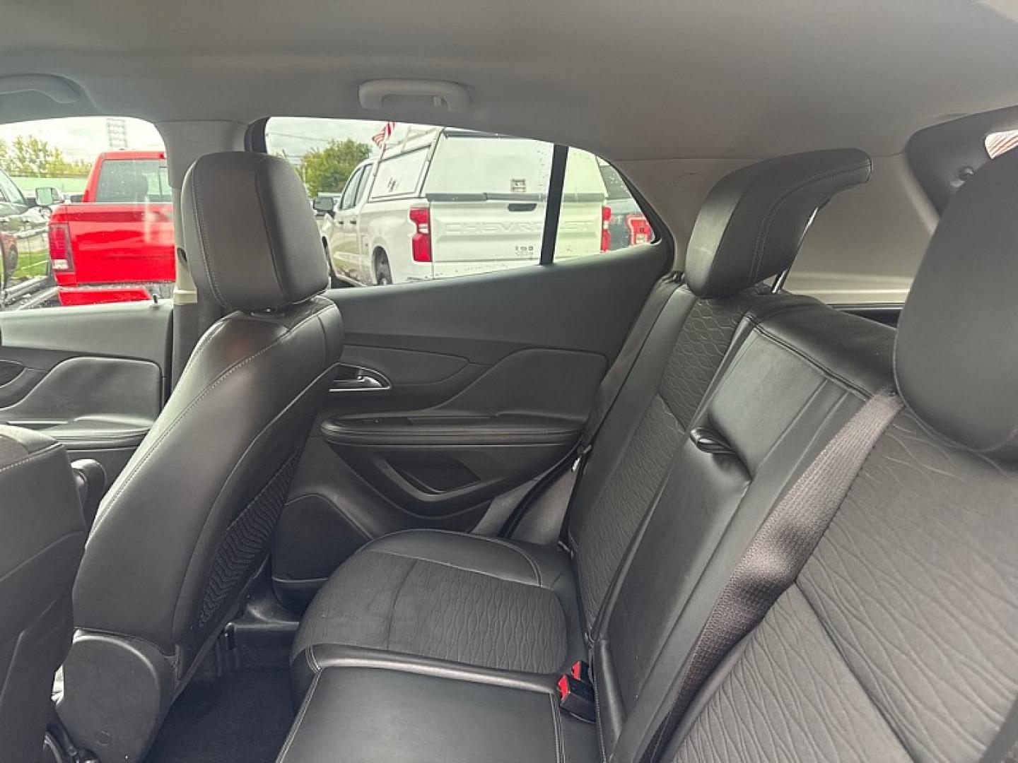 2015 GRAY /BLACK Buick Encore Convenience AWD (KL4CJFSB1FB) with an 1.4L L4 DOHC 16V TURBO engine, 6A transmission, located at 3304 Woodville Road, Northwood, OH, 43619, (419) 210-8019, 41.612694, -83.480743- Photo#11