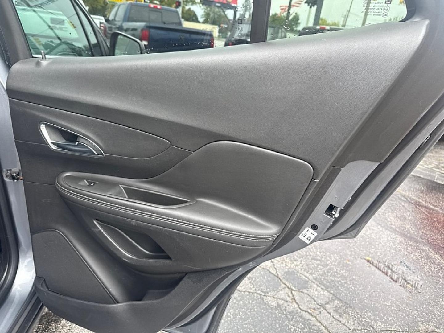 2015 GRAY /BLACK Buick Encore Convenience AWD (KL4CJFSB1FB) with an 1.4L L4 DOHC 16V TURBO engine, 6A transmission, located at 3304 Woodville Road, Northwood, OH, 43619, (419) 210-8019, 41.612694, -83.480743- Photo#12