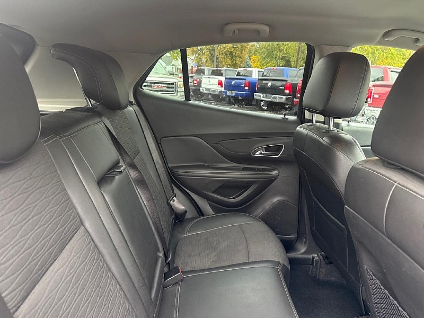 2015 GRAY /BLACK Buick Encore Convenience AWD (KL4CJFSB1FB) with an 1.4L L4 DOHC 16V TURBO engine, 6A transmission, located at 3304 Woodville Road, Northwood, OH, 43619, (419) 210-8019, 41.612694, -83.480743- Photo#13