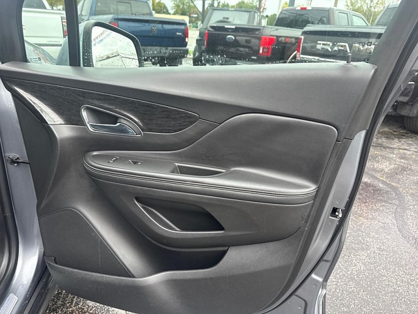 2015 GRAY /BLACK Buick Encore Convenience AWD (KL4CJFSB1FB) with an 1.4L L4 DOHC 16V TURBO engine, 6A transmission, located at 3304 Woodville Road, Northwood, OH, 43619, (419) 210-8019, 41.612694, -83.480743- Photo#14