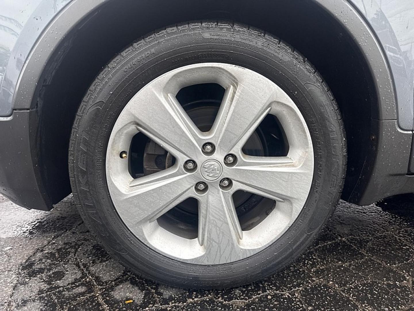 2015 GRAY /BLACK Buick Encore Convenience AWD (KL4CJFSB1FB) with an 1.4L L4 DOHC 16V TURBO engine, 6A transmission, located at 3304 Woodville Road, Northwood, OH, 43619, (419) 210-8019, 41.612694, -83.480743- Photo#17