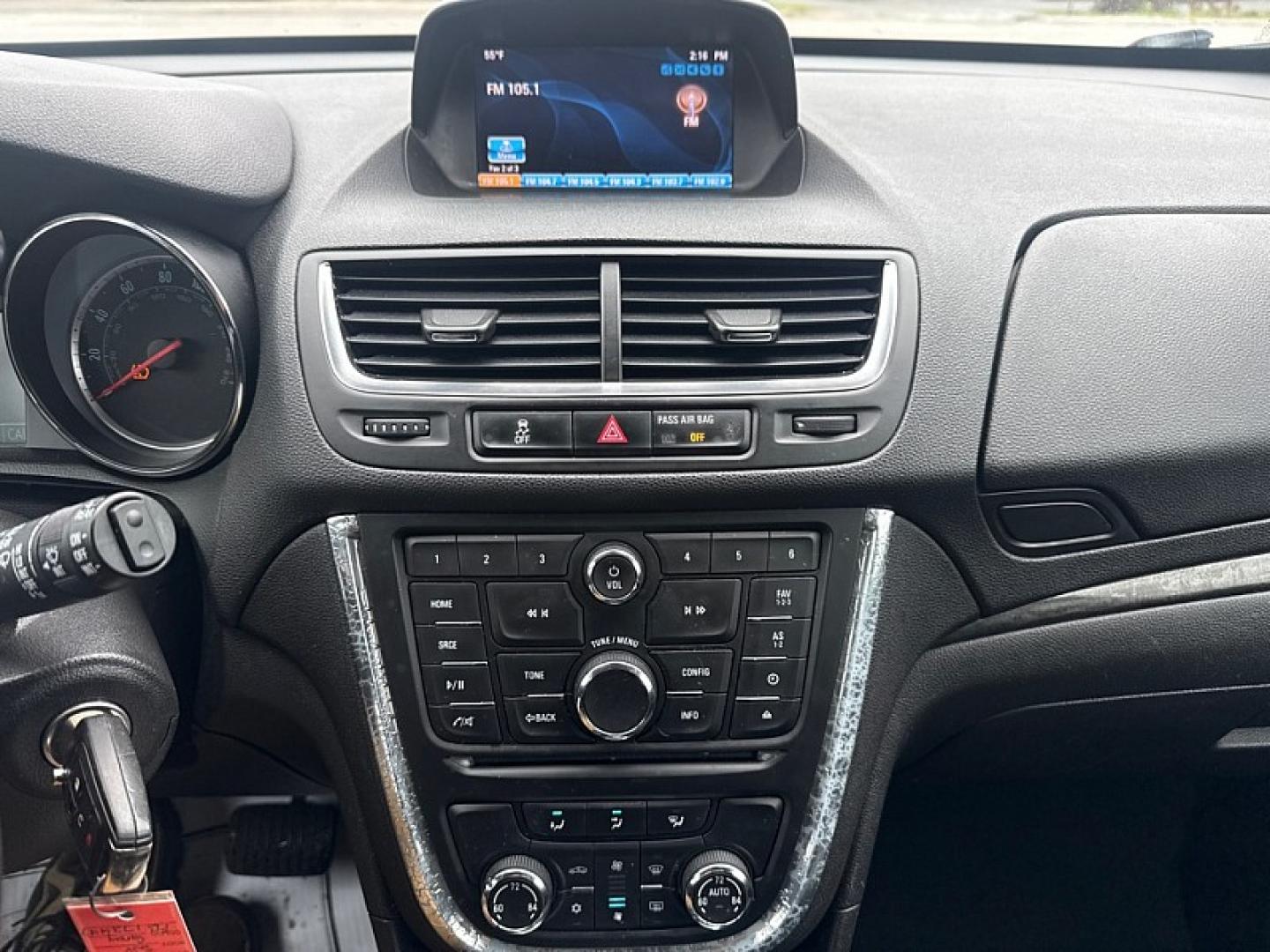 2015 GRAY /BLACK Buick Encore Convenience AWD (KL4CJFSB1FB) with an 1.4L L4 DOHC 16V TURBO engine, 6A transmission, located at 3304 Woodville Road, Northwood, OH, 43619, (419) 210-8019, 41.612694, -83.480743- Photo#19