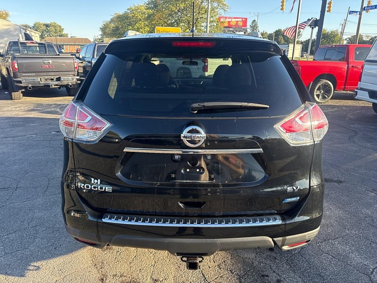 2015 BLACK /BLACK Nissan Rogue S 2WD (5N1AT2MT1FC) with an 2.5L L4 DOHC 16V engine, Continuously Variable Transmission transmission, located at 3304 Woodville Road, Northwood, OH, 43619, (419) 210-8019, 41.612694, -83.480743 - Your #1 Destination for Auto Loans and mdash;No Matter Your Credit!At our dealership, we believe everyone deserves the opportunity to drive their dream car and mdash;whether you have good credit, bad credit, or no credit at all. With a wide selection of hundreds of cars, trucks, and SUVs, you'll fin- Photo#3