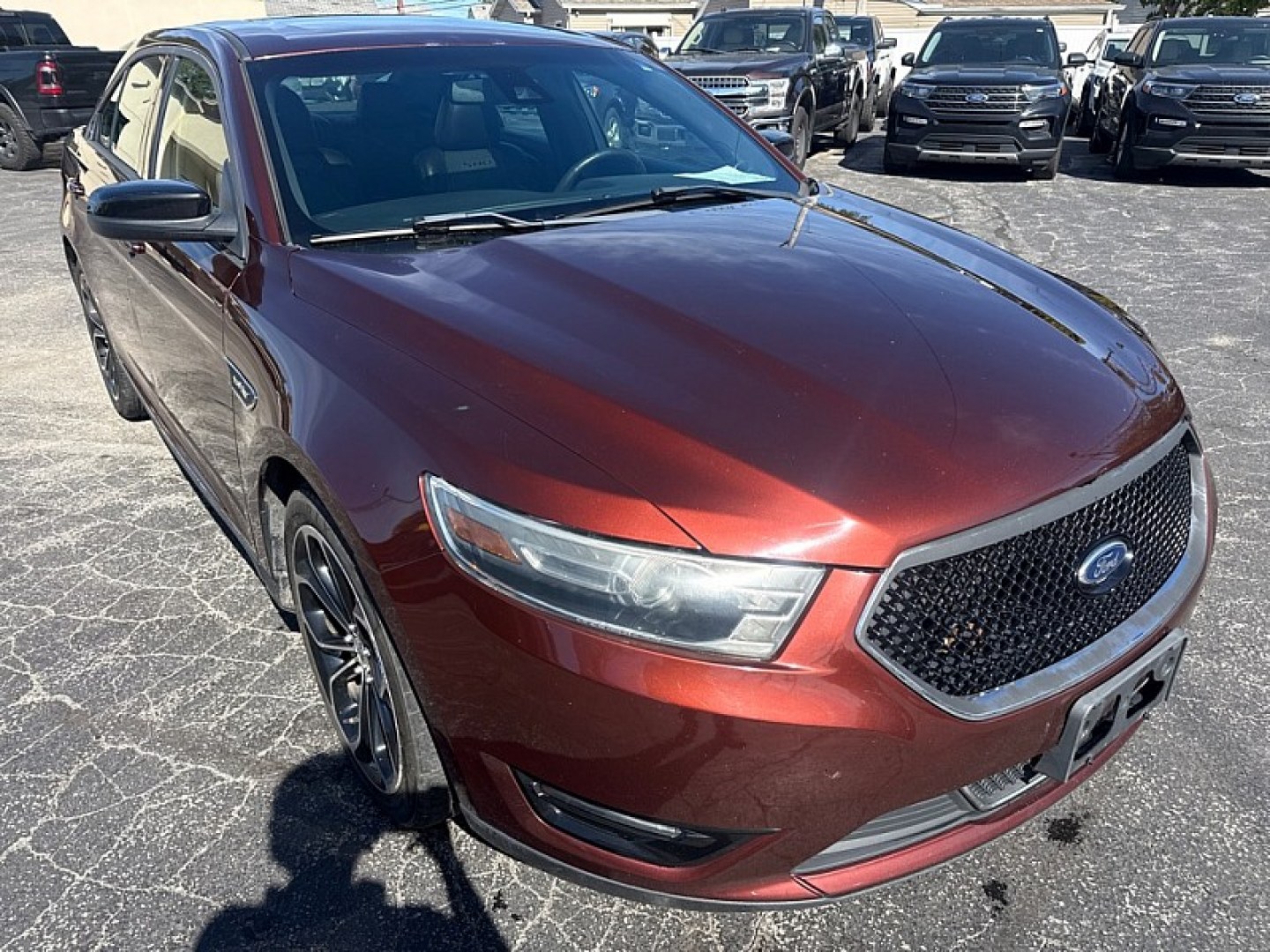 2015 BROWN /BLACK Ford Taurus SHO AWD (1FAHP2KT9FG) with an 3.5L V6 DOHC 24V engine, 6A transmission, located at 3304 Woodville Road, Northwood, OH, 43619, (419) 210-8019, 41.612694, -83.480743 - Your #1 Destination for Auto Loans and mdash;No Matter Your Credit!At our dealership, we believe everyone deserves the opportunity to drive their dream car and mdash;whether you have good credit, bad credit, or no credit at all. With a wide selection of hundreds of cars, trucks, and SUVs, you'll fin- Photo#6