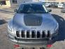 2016 SILVER /BLACK Jeep Cherokee Trailhawk 4WD (1C4PJMBS5GW) with an 3.2L V6 DOHC 24V engine, 9A transmission, located at 3304 Woodville Road, Northwood, OH, 43619, (419) 210-8019, 41.612694, -83.480743 - Your #1 Destination for Auto Loans and mdash;No Matter Your Credit!At our dealership, we believe everyone deserves the opportunity to drive their dream car and mdash;whether you have good credit, bad credit, or no credit at all. With a wide selection of hundreds of cars, trucks, and SUVs, you'll fin- Photo#7