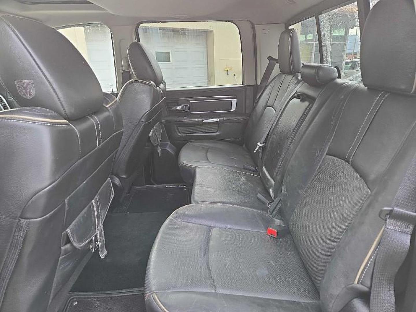 2015 BLACK /BLACK RAM 1500 Longhorn Crew Cab SWB 4WD (1C6RR7PTXFS) with an 5.7L V8 OHV 16V engine, 6-Speed Automatic transmission, located at 3304 Woodville Road, Northwood, OH, 43619, (419) 210-8019, 41.612694, -83.480743 - Photo#11