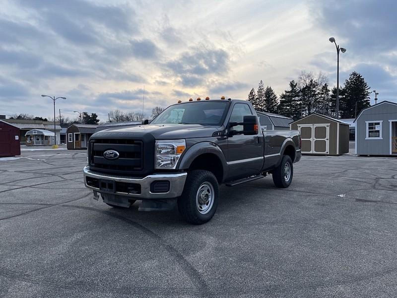2012 GRAY Ford Super Duty F-250 4WD (1FTBF2B63CE) with an V8 Flex Fuel 6.2 Liter engine, Auto HD 6-Spd SelectShift transmission, located at 3304 Woodville Road, Northwood, OH, 43619, (419) 210-8019, 41.612694, -83.480743 - We are #1 Auto Loan for Good Bad or No Credit we have hundreds of vehicles to choose from stop on in or just fill out our online application to get approved for auto financing and see your credit score for free by visiting our website today. We have Low Payment Options and Terms Available to Suit - Photo #1
